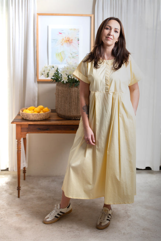 Avery Maxi Dress - Butter Yellow