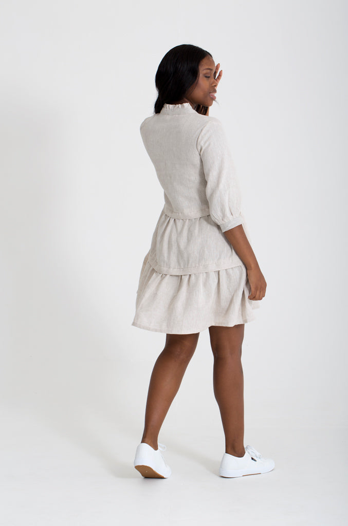 Hayden Dress - Natural Linen