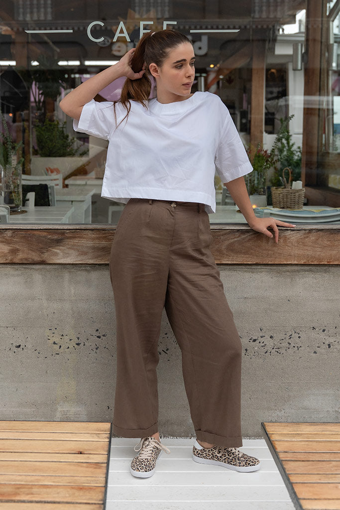 Celine Pants - Chocolate